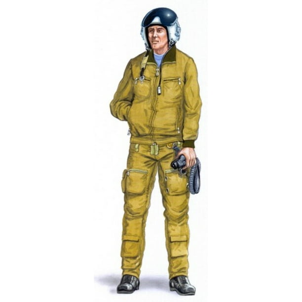 PLUS MODEL AL4080 Pilot Mirage Resin Figur in 1:48